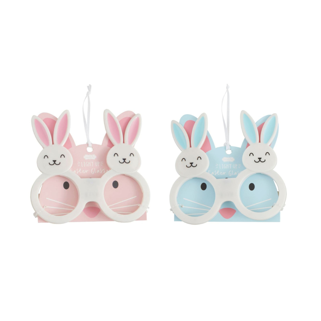 EASTER LIGHT UP GLASSES Mud Pie Easter Gifts & Basket Fillers EASTER LIGHT UP GLASSES Bonjour Fete - Party Supplies