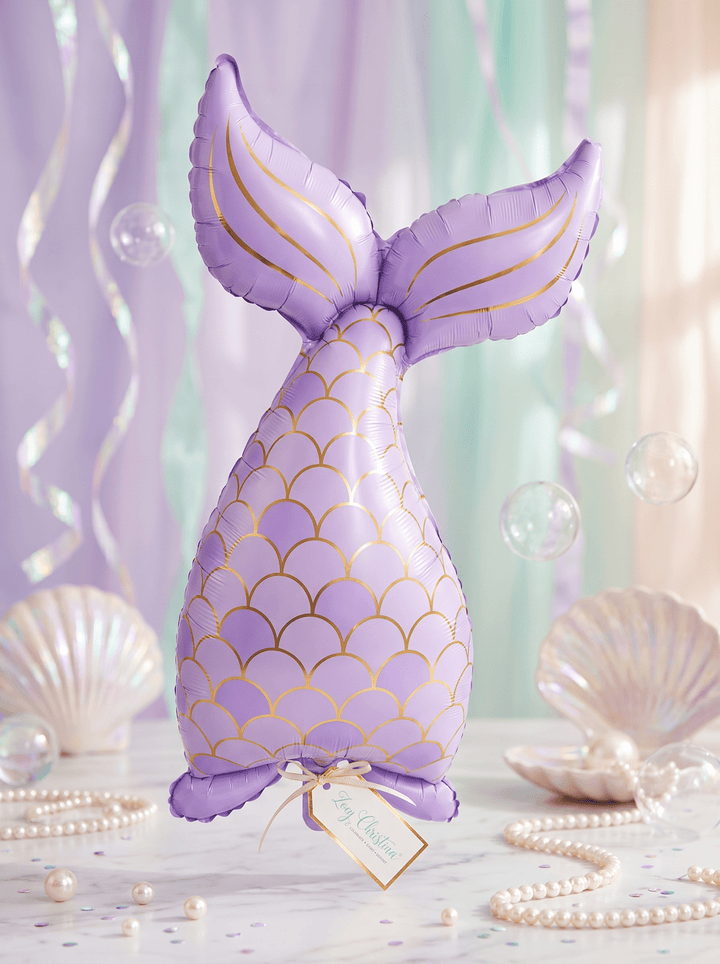 Pink Mermaid Tail Foil Balloon
