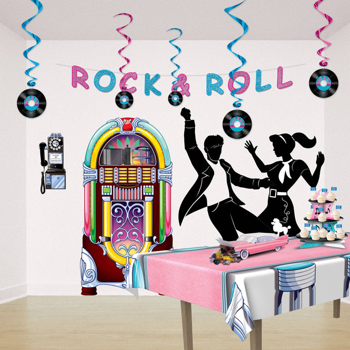 3-D 50's Cruisin' Car 13¾" Centerpiece Beistle 3-D 50's Cruisin' Car 13¾" Centerpiece Bonjour Fete - Party Supplies
