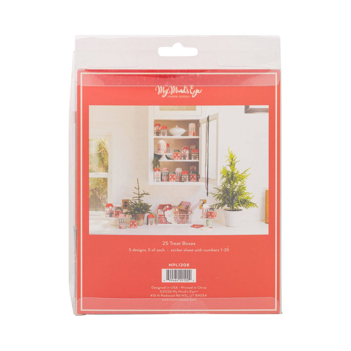 NPL1208 -  North Pole Advent Boxes My Mind’s Eye NPL1208 -  North Pole Advent Boxes Bonjour Fete - Party Supplies
