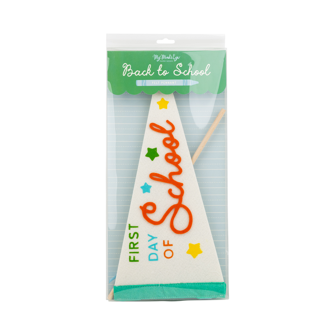First Day Felt Pennant