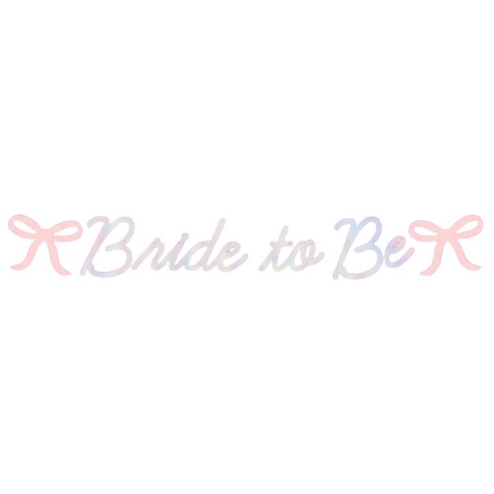 BRIDE TO BE BANNER xo, Fetti Bonjour Fete - Party Supplies