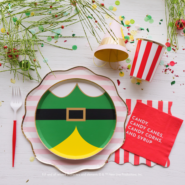 ELF SMALL PLATES Bonjour Fête  Bonjour Fete - Party Supplies