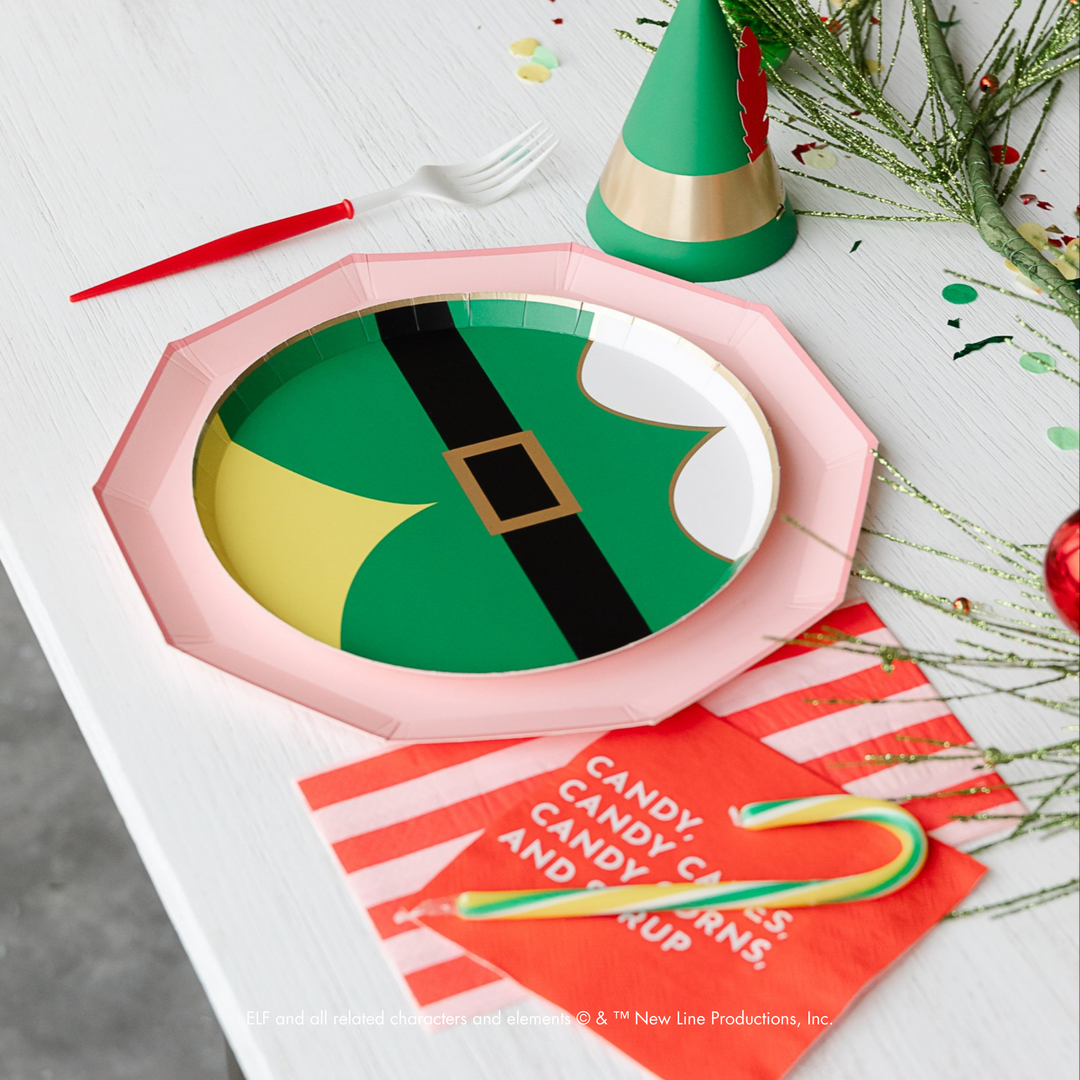 ELF SMALL PLATES Bonjour Fête  Bonjour Fete - Party Supplies