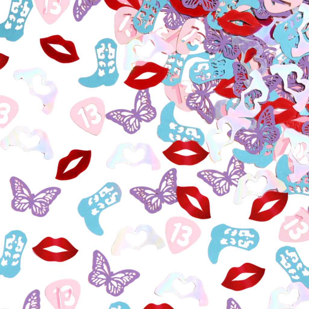 UNOFFICIAL SWIFTIE ERAS CONFETTI xo, Fetti xo, Fetti Collective UNOFFICIAL SWIFTIE ERAS CONFETTI Bonjour Fete - Party Supplies