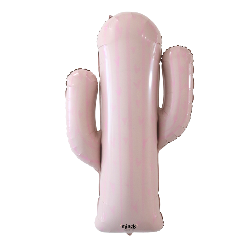 Blush Pink Cactus Balloon Mingle Balloon Co. Blush Pink Cactus Balloon Bonjour Fete - Party Supplies