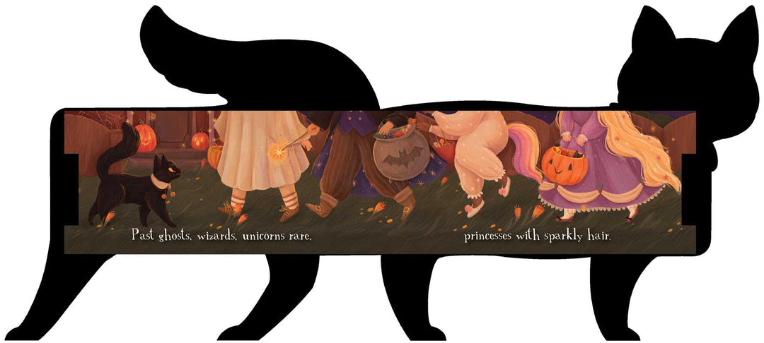 One Black Cat Halloween Board Book