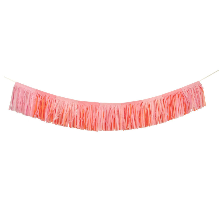Pink Fringe Garland Meri Meri Pink Fringe Garland Bonjour Fete - Party Supplies