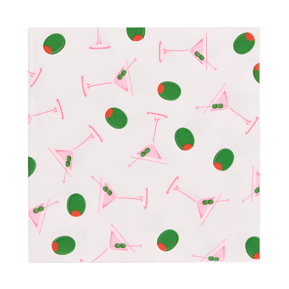 MARTINI NAPKINS xo, Fetti xo, Fetti Collective MARTINI NAPKINS Bonjour Fete - Party Supplies