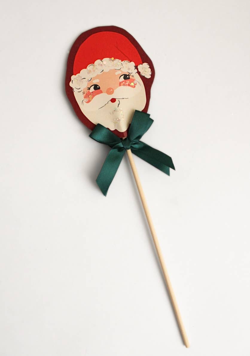 Handmade Santa Claus Christmas Paper Party Wand