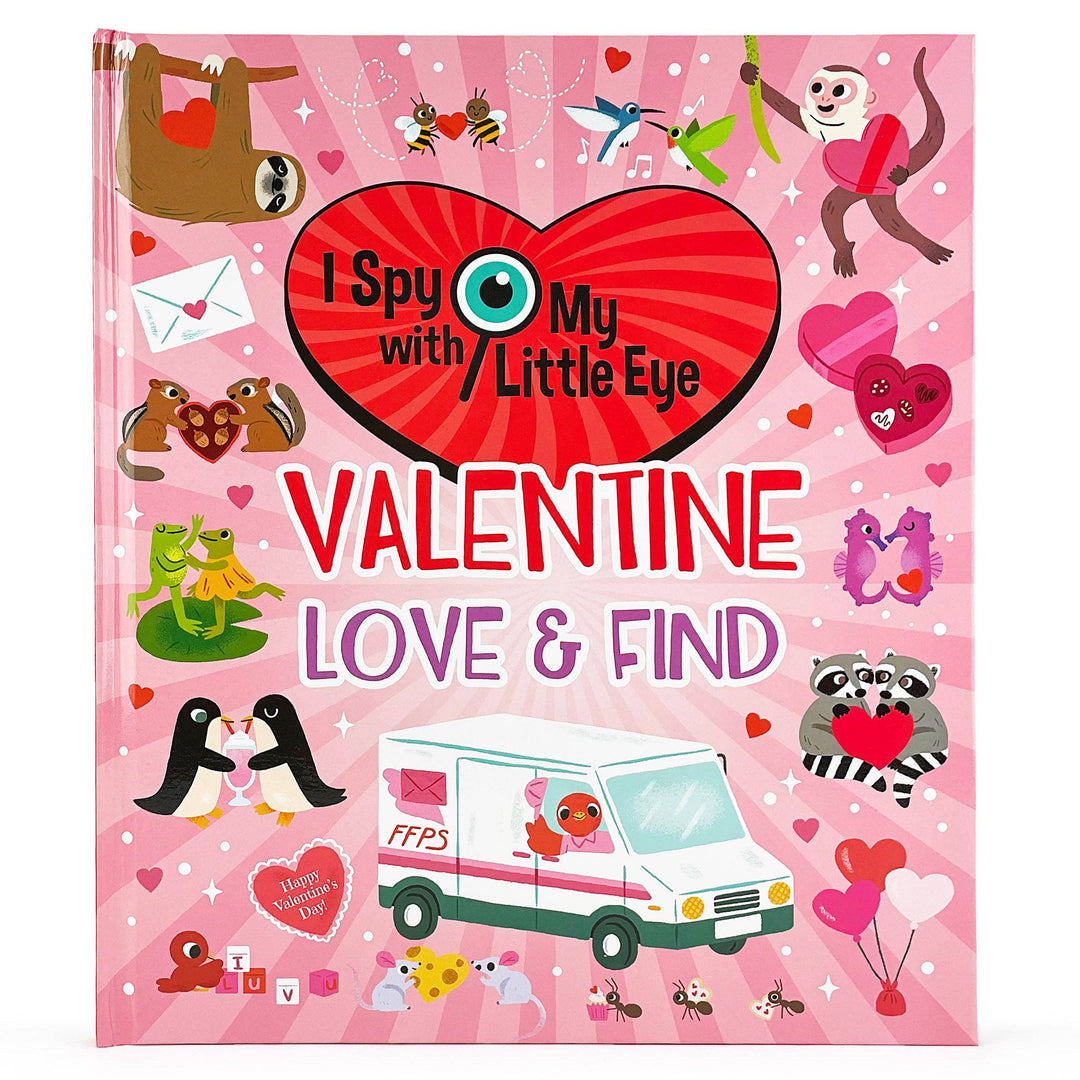 Valentine Love & Find: I Spy With My Little Eye Book Cottage Door Press Valentine Love & Find: I Spy With My Little Eye Book Bonjour Fete - Party Supplies