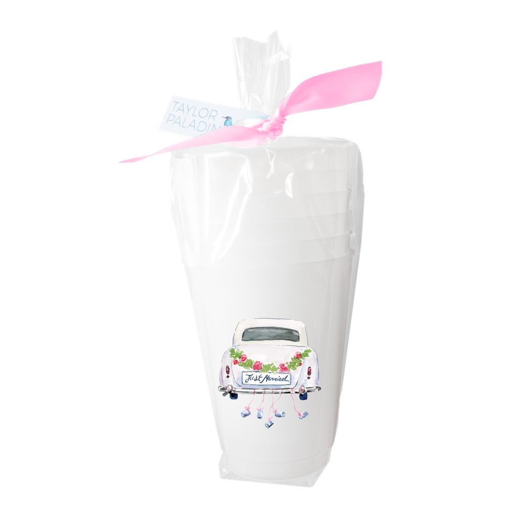 Just Married Frosted Cup - Bonjour Fête 