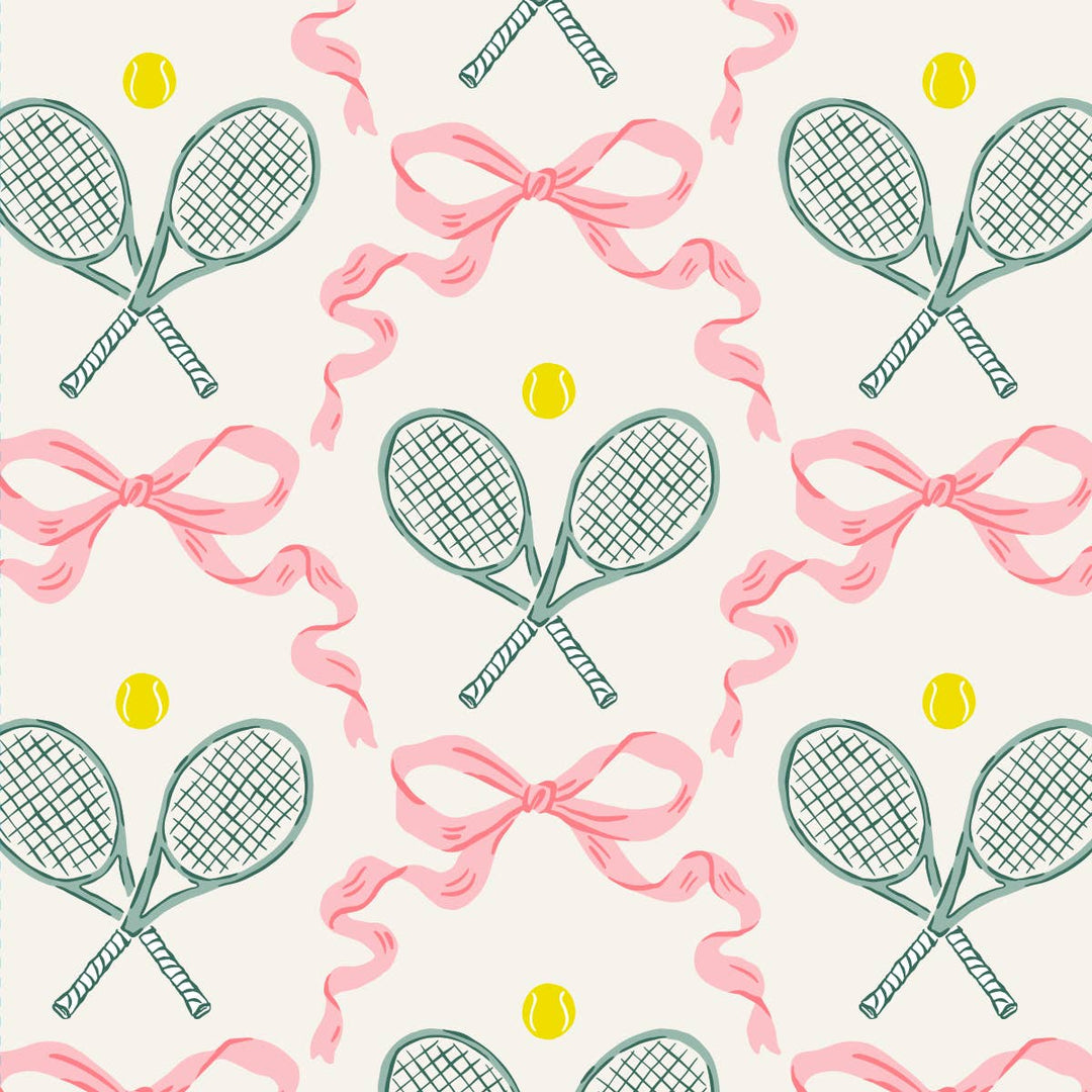 TENNIS BOW COCKTAIL NAPKINS soiree-sisters TENNIS BOW COCKTAIL NAPKINS Bonjour Fete - Party Supplies