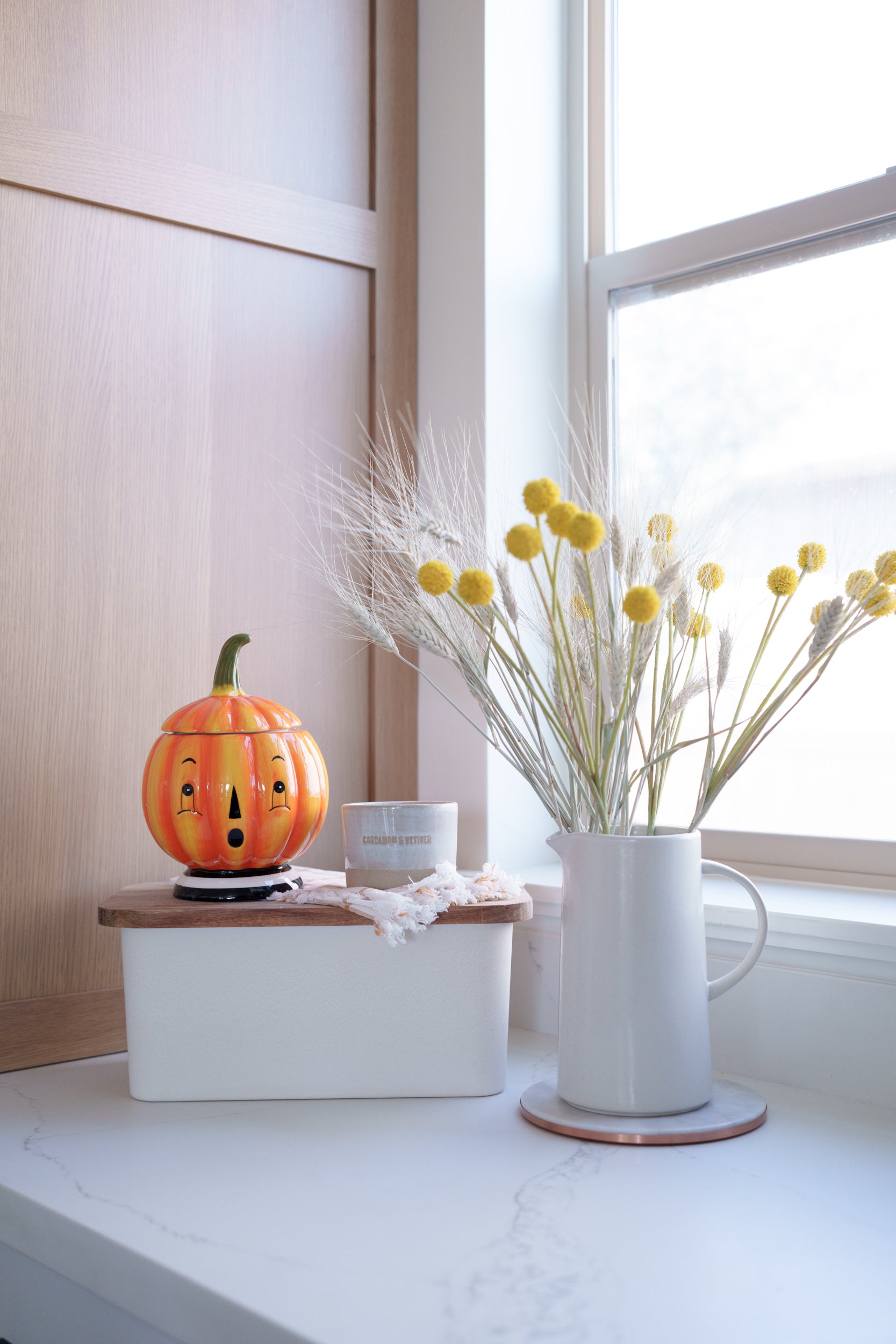 Johanna Parker vintage Halloween pumpkin jar