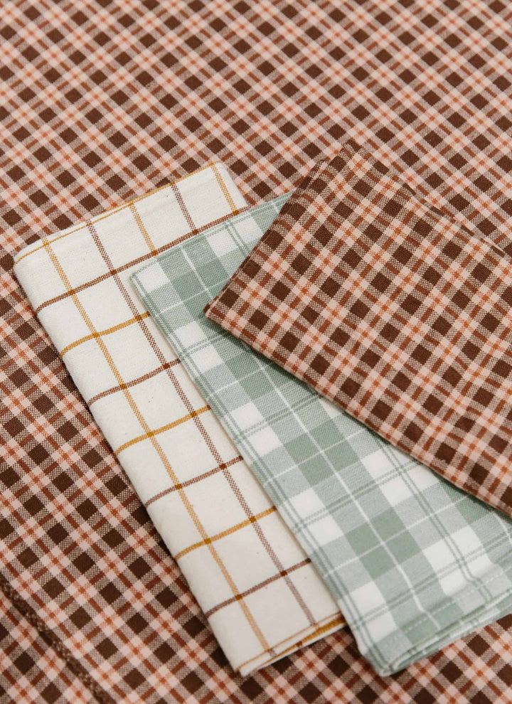 HUDSON PLAID - Sienna Napkins Heather Taylor Home simple HUDSON PLAID - Sienna Napkins Bonjour Fete - Party Supplies