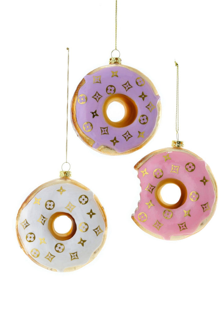 FASHION HOUSE DONUT ORNAMENT BY CODY FOSTER Cody Foster Co. Christmas Ornament Bonjour Fete - Party Supplies