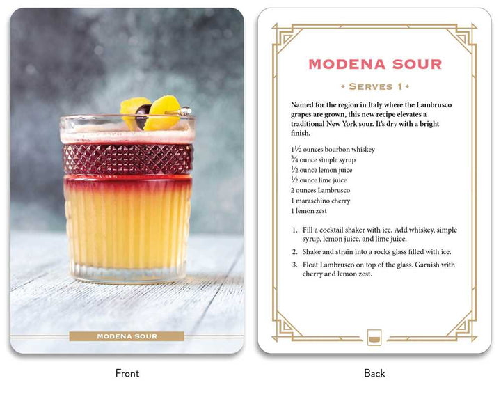Bubbly Cocktail Cards A–Z by Adams Media: Flashcards; 80 pages / English Simon & Schuster Bubbly Cocktail Cards A–Z by Adams Media: Flashcards; 80 pages / English Bonjour Fete - Party Supplies