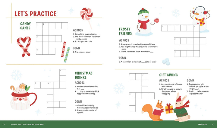 Holly Jolly Christmas Puzzle Book