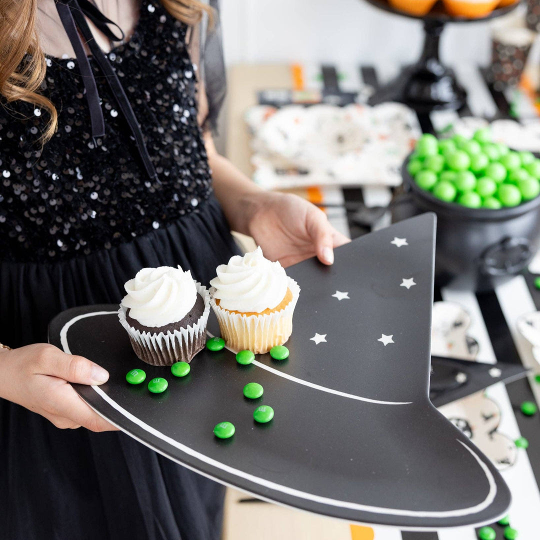 GBW1230 - Witch Hat Bamboo Tray My Mind’s Eye GBW1230 - Witch Hat Bamboo Tray Bonjour Fete - Party Supplies