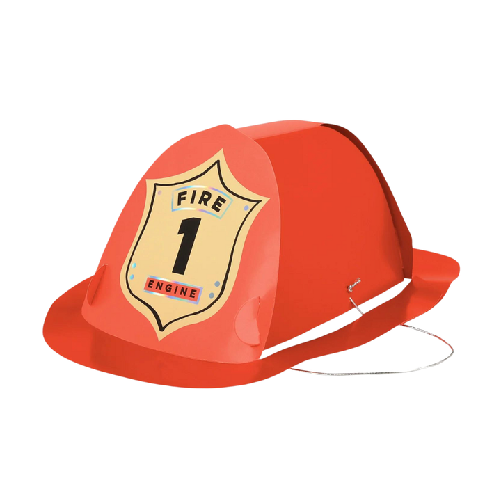 FIREFIGHTER PARTY HATS Meri Meri Party Hats & Sashes Bonjour Fete - Party Supplies