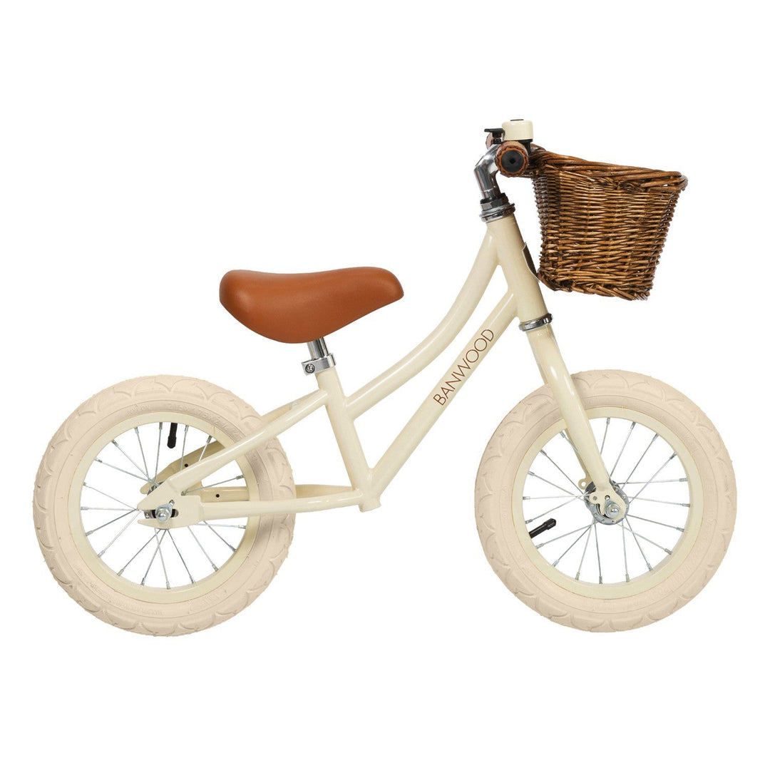 Balance bike  - Cream Banwood FIRST GO Balance bike  - Cream Bonjour Fete - Party Supplies