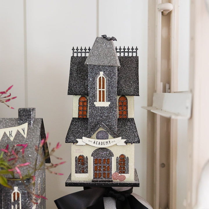 HALLOWEEN ACADEMY HAUNTED VILLAGE HOUSE My Mind’s Eye Halloween Home Decor HALLOWEEN ACADEMY HAUNTED VILLAGE HOUSE Bonjour Fete - Party Supplies