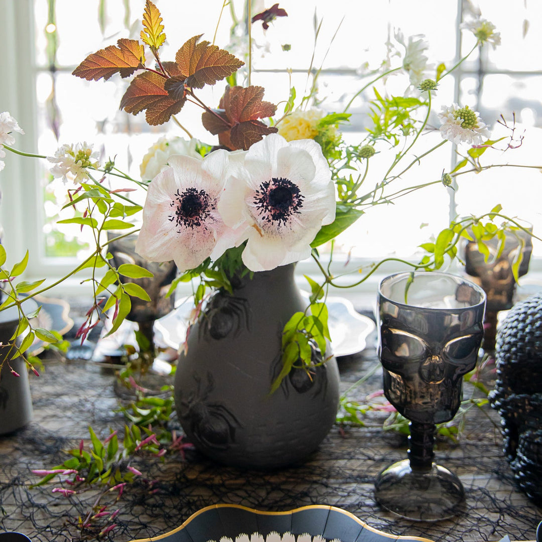 SCUTTLING SPIDERS VASE Accent Decor Halloween Home Decor SCUTTLING SPIDERS VASE Bonjour Fete - Party Supplies