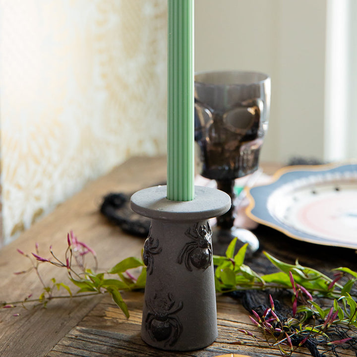 SCUTTLING SPIDERS CANDLE HOLDER Accent Decor Halloween Home Decor SCUTTLING SPIDERS CANDLE HOLDER Bonjour Fete - Party Supplies