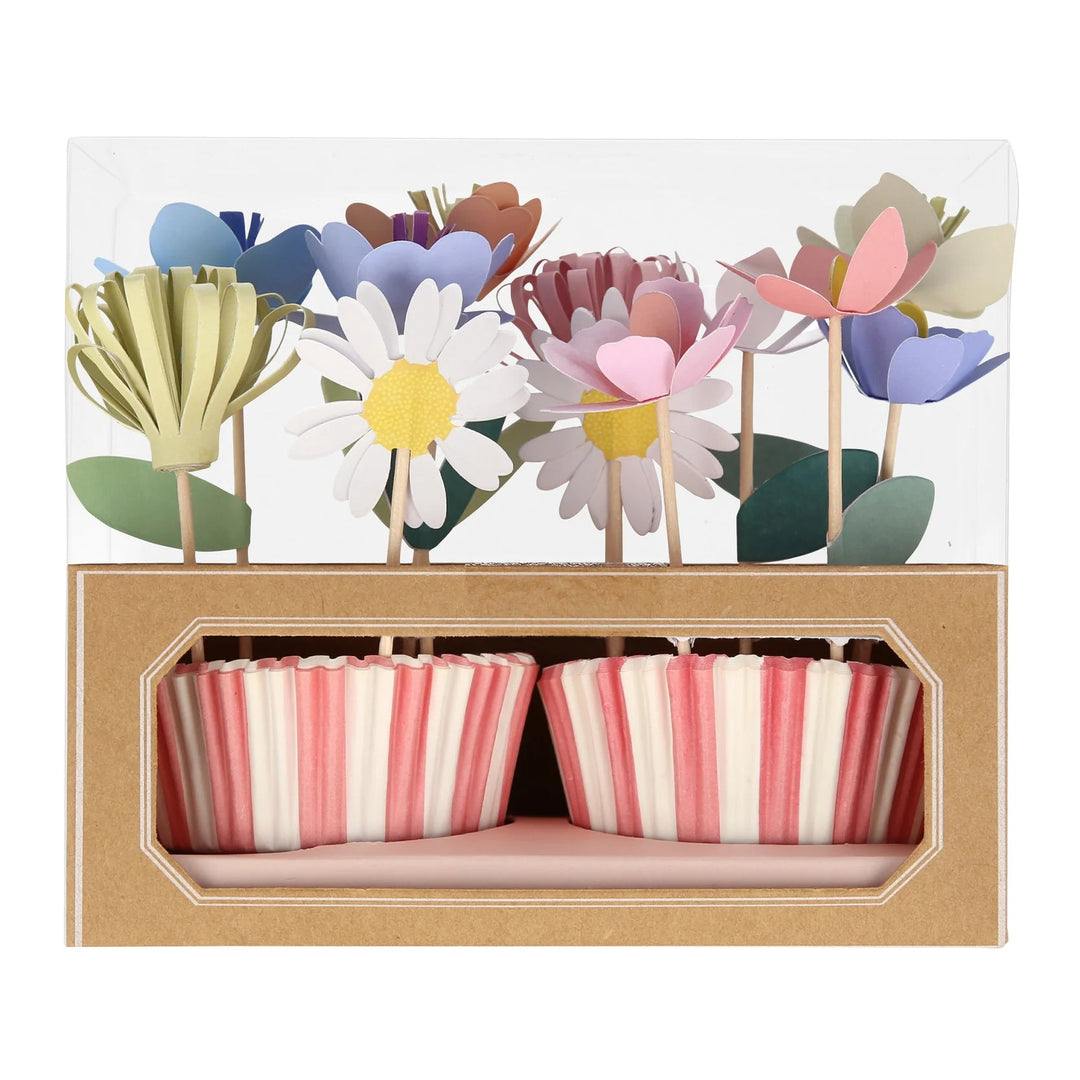 Flower Garden Cupcake Kit Bonjour Fete Party Supplies Easter Party Supplies