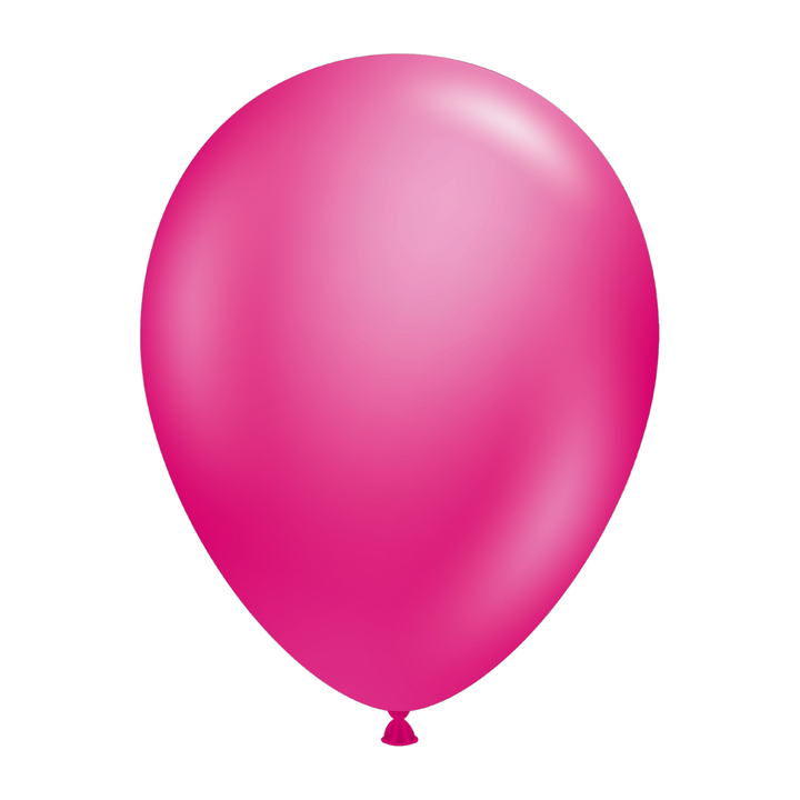 FUCHSIA TUFTEX LATEX BALLOON Qualatex Balloons Bonjour Fete - Party Supplies
