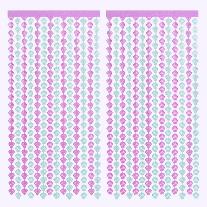 Mermazing Curtain - iridescent foil curtain xo, Fetti foil curtain Mermazing Curtain - iridescent foil curtain Bonjour Fete - Party Supplies