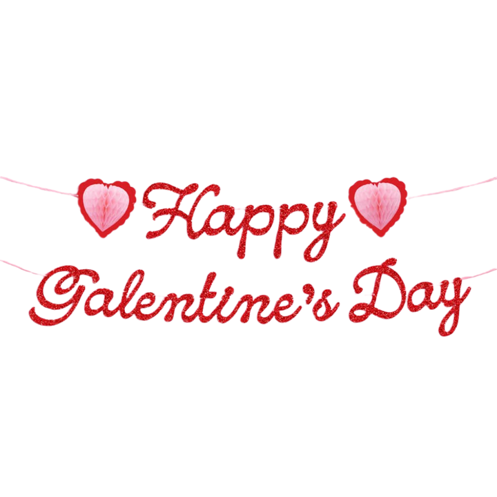 HAPPY GALENTINE'S DAY BANNER - Bonjour Fête 