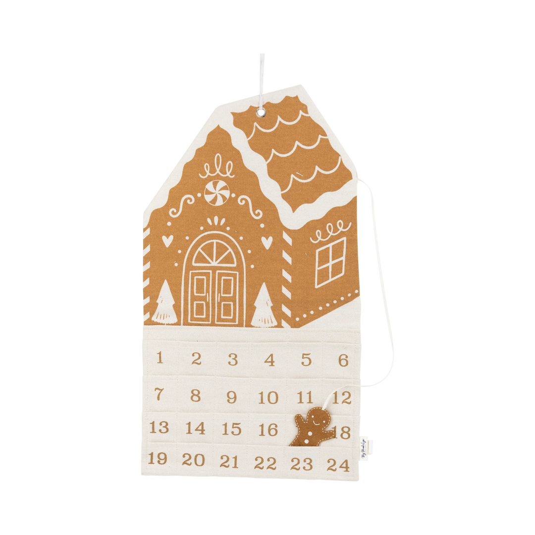 GINGERBREAD HOUSE ADVENT CALENDAR My Mind’s Eye Advent Calendars Bonjour Fete - Party Supplies
