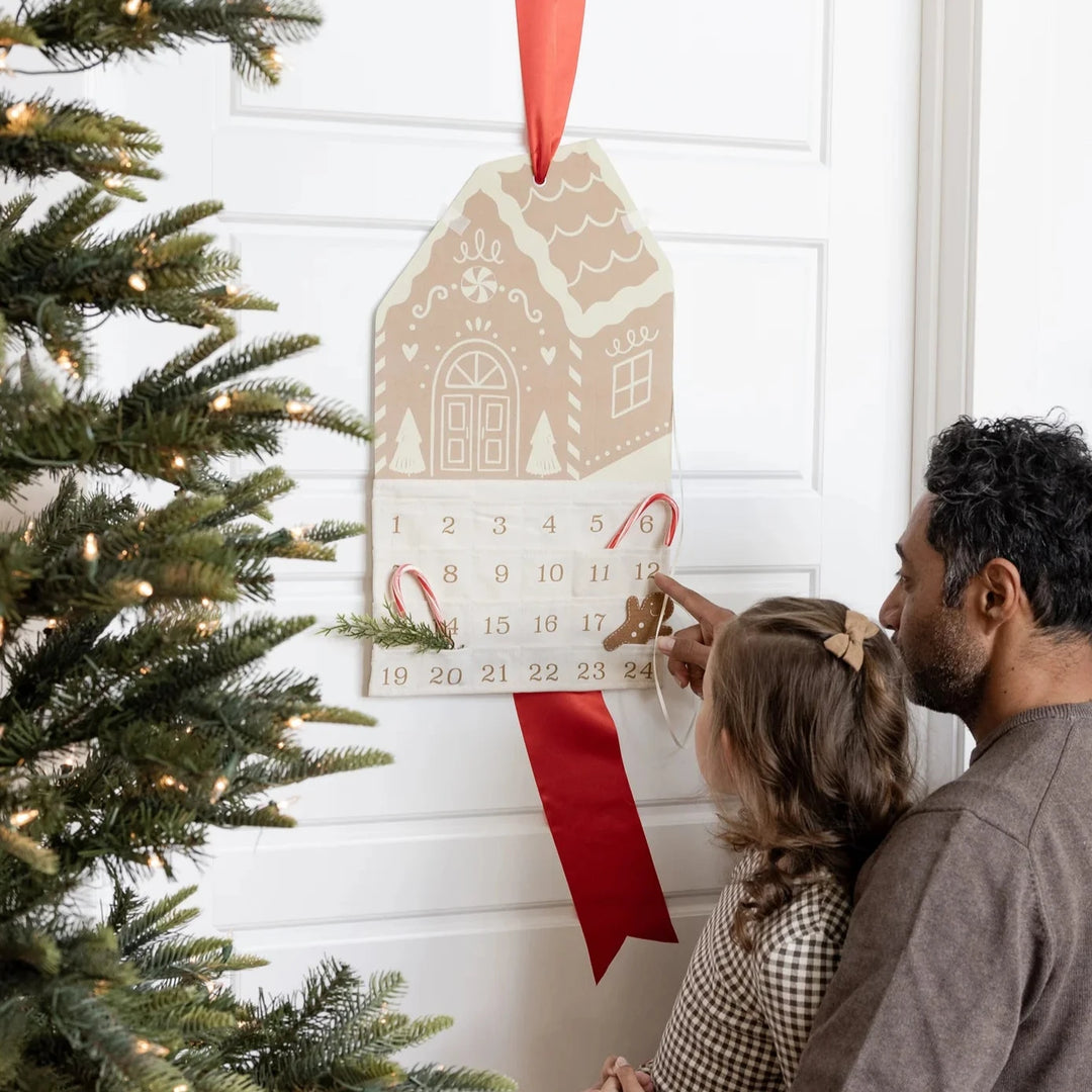 GINGERBREAD HOUSE ADVENT CALENDAR My Mind’s Eye Advent Calendars Bonjour Fete - Party Supplies