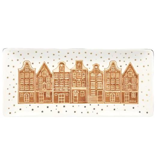 Gingerbread Village Platter