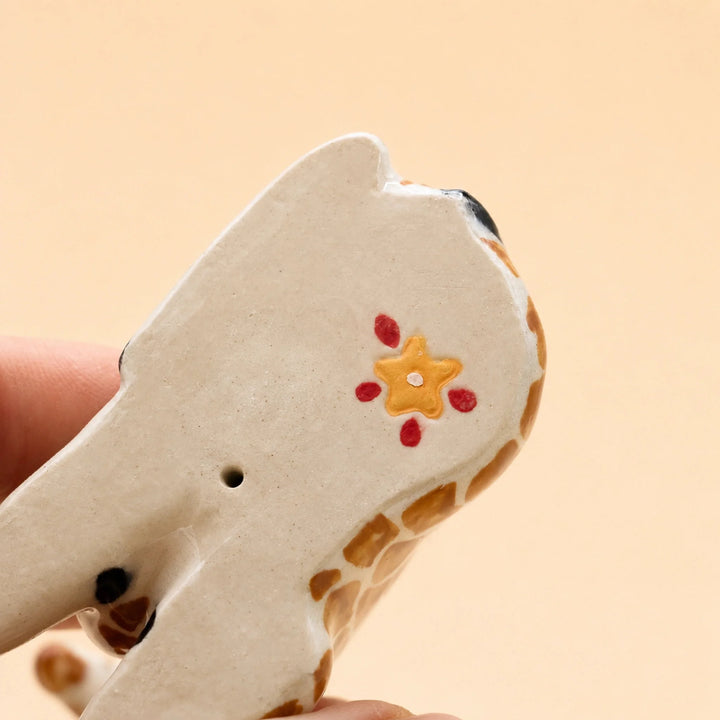 Giraffe Cake Topper | Porcelain Party Animal | Candle Holder