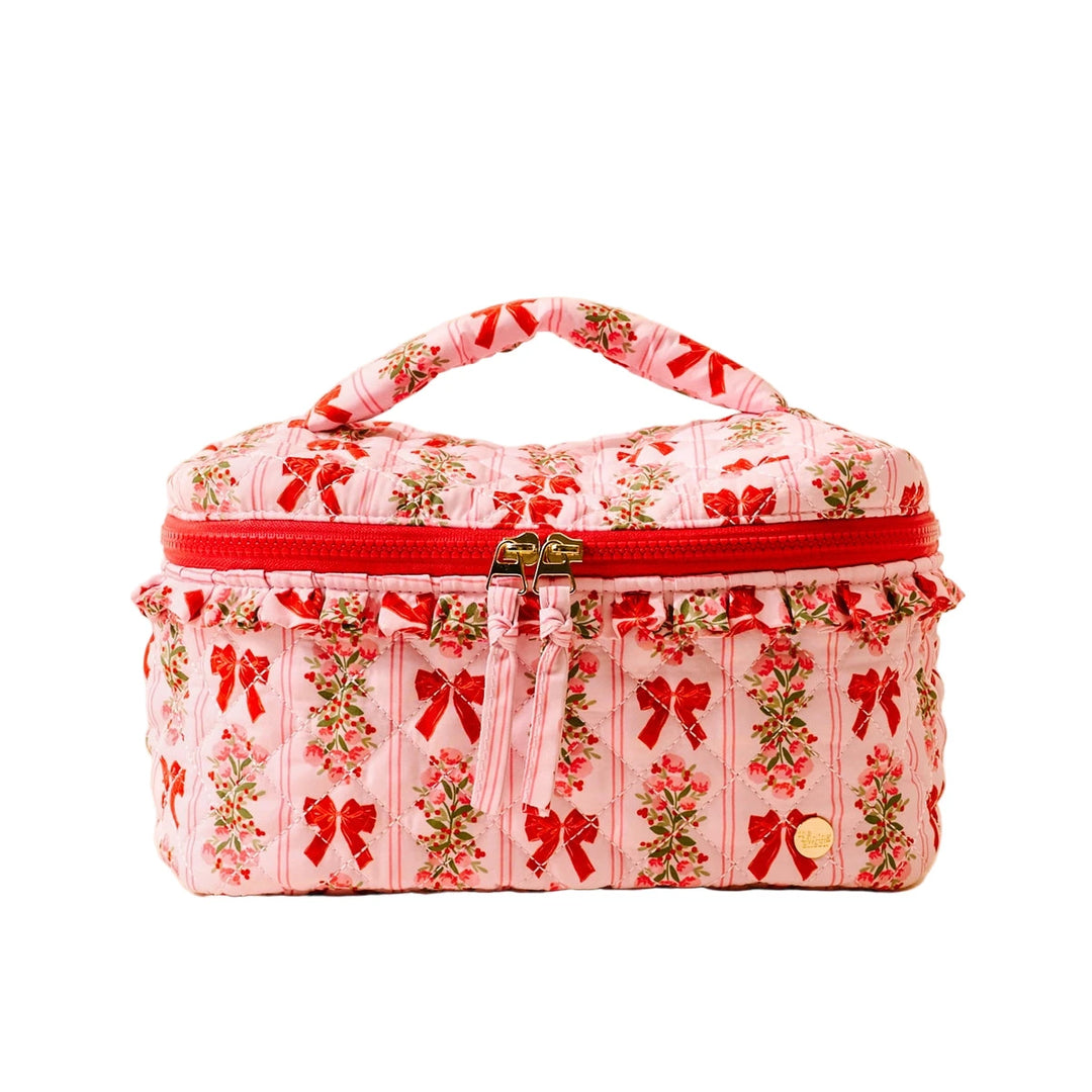 OH SO MERRY GLAM & GO QUILTED COSMETICS BAG The Darling Effect Beauty Accessories OH SO MERRY GLAM & GO QUILTED COSMETICS BAG Bonjour Fete - Party Supplies