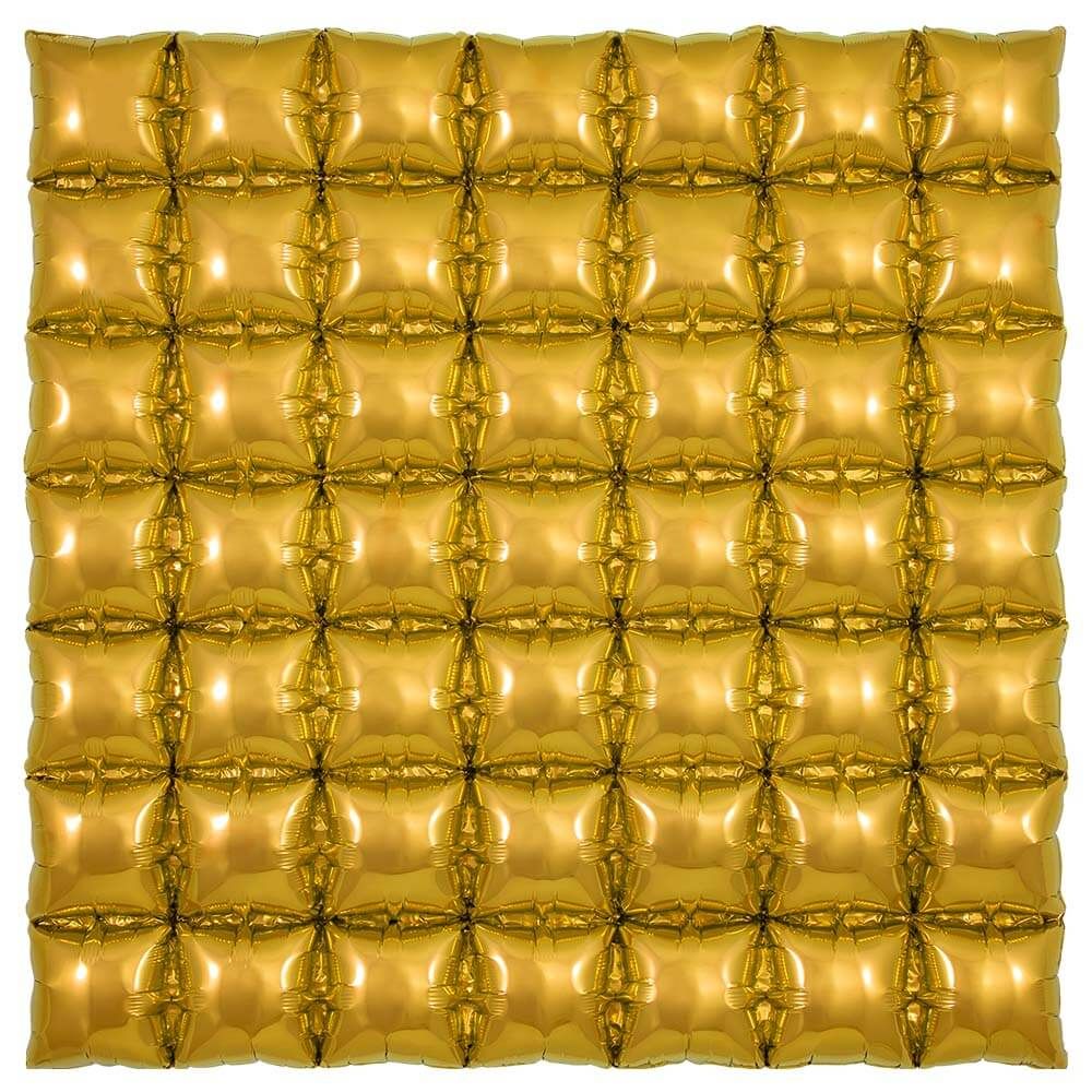 Gold Waffle Panel Balloon Bonjour Fete Party Supplies Photobooth & Signage