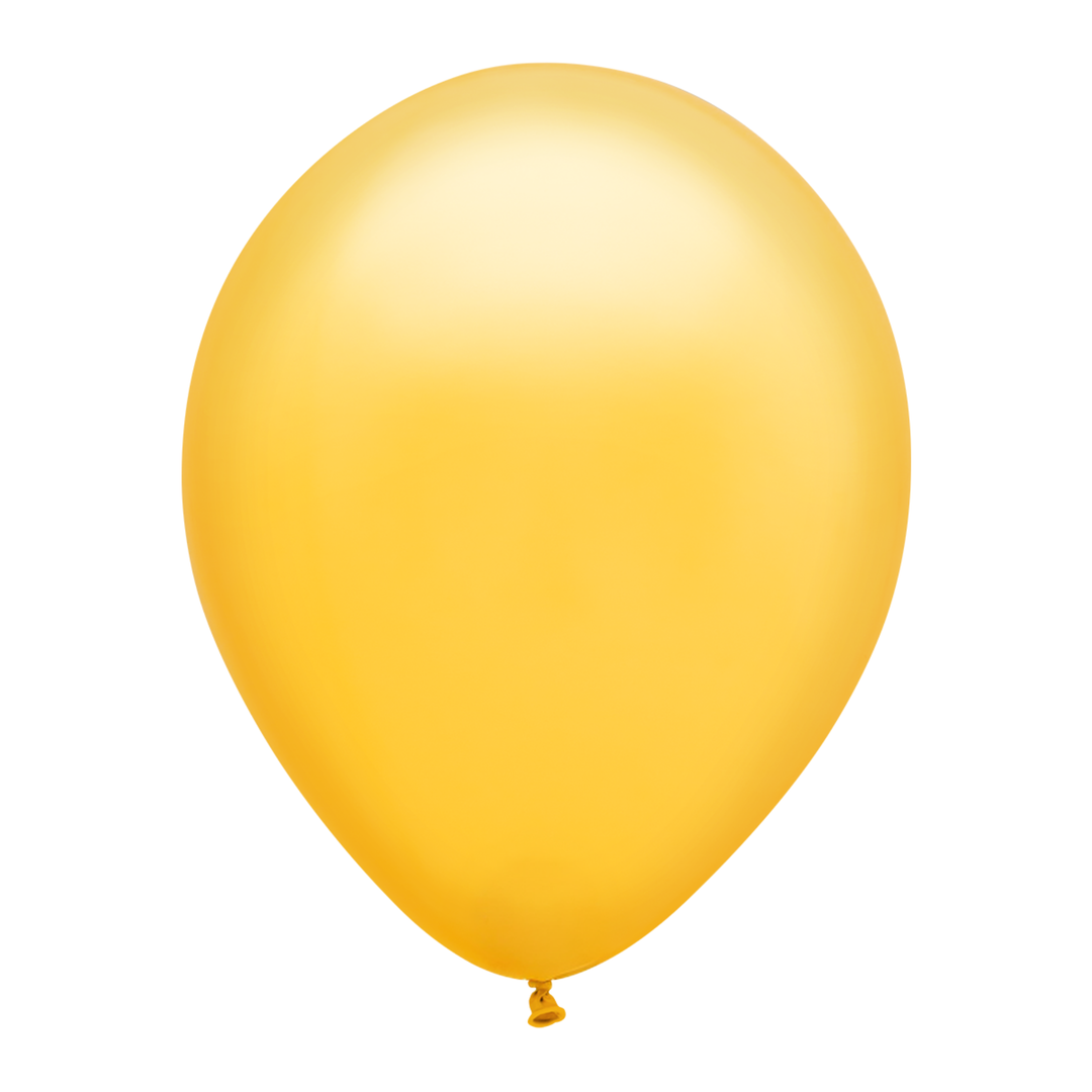 GOLDENROD LATEX BALLOON Qualatex Balloons Bonjour Fete - Party Supplies