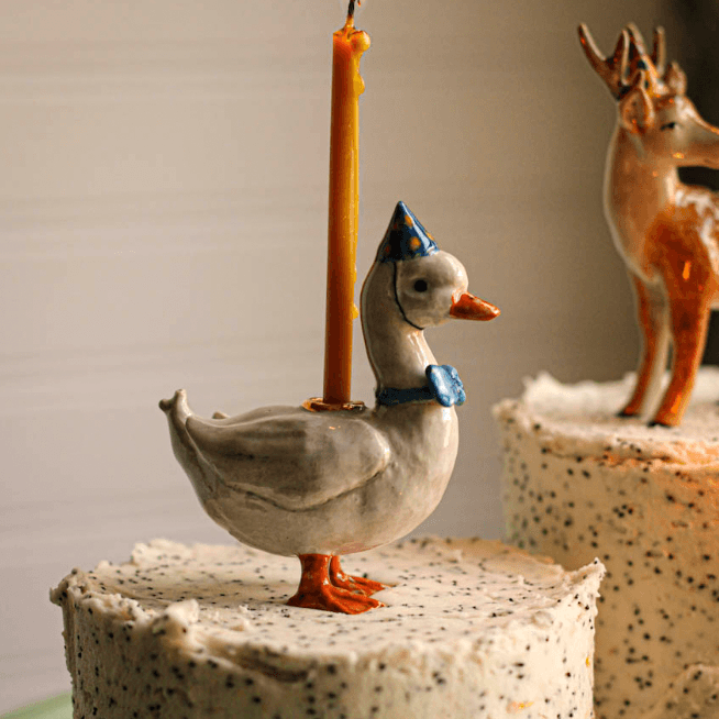 Blue Goose Cake Topper Camp Hollow Cake Topper Blue Goose Cake Topper Bonjour Fete - Party Supplies