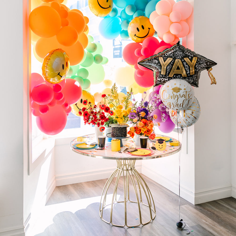 GRAD CAP YAY FOIL BALLOON LA Balloons Balloons Bonjour Fete - Party Supplies