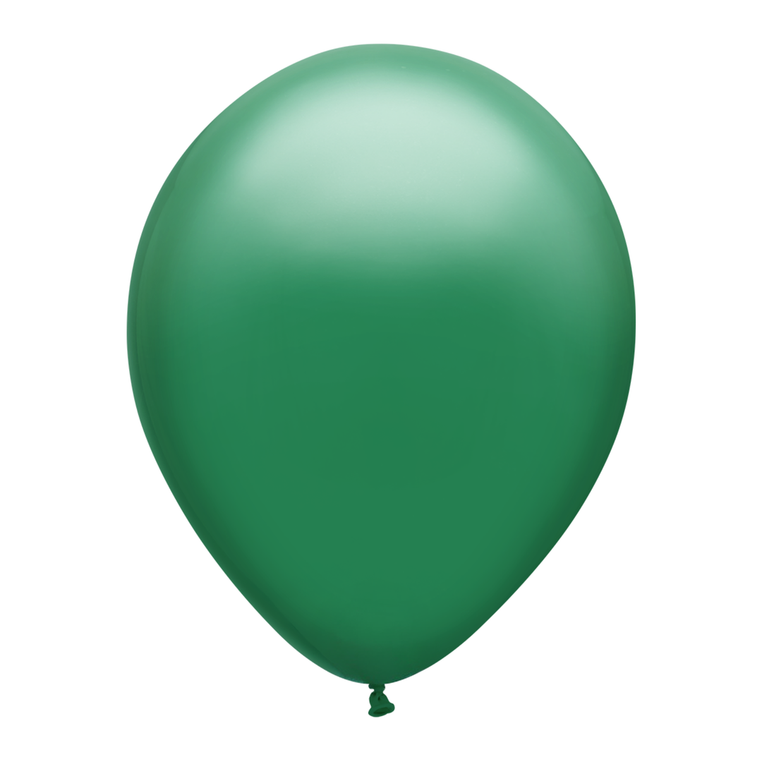 GREEN LATEX BALLOON Qualatex Balloons Bonjour Fete - Party Supplies