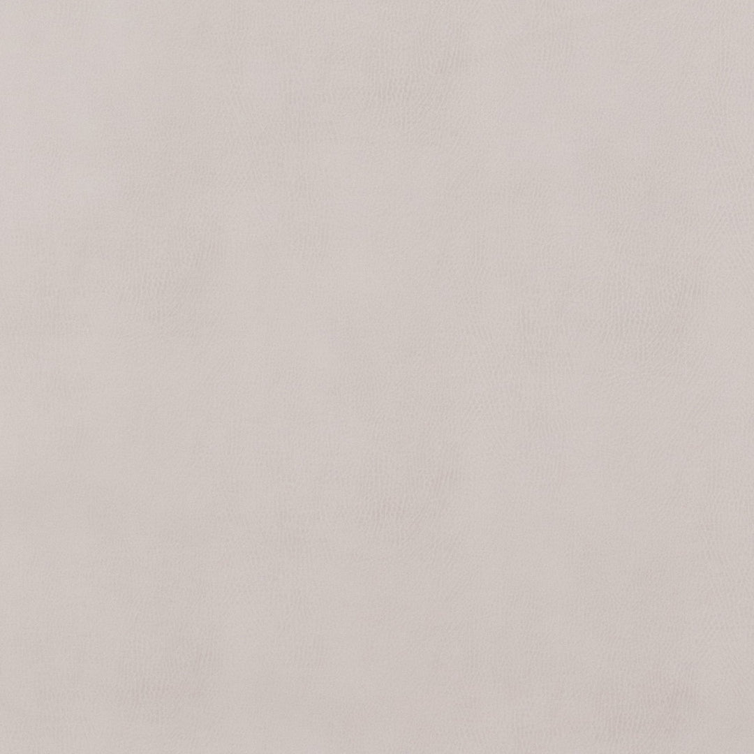 Light grey padded baby play mat, close-up of the soft vegan leather swatch.
