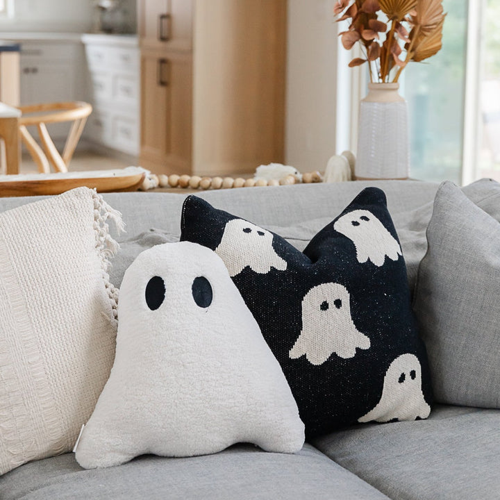 GHOST SHAPED PILLOW Shiraleah 0 Faire Bonjour Fete - Party Supplies