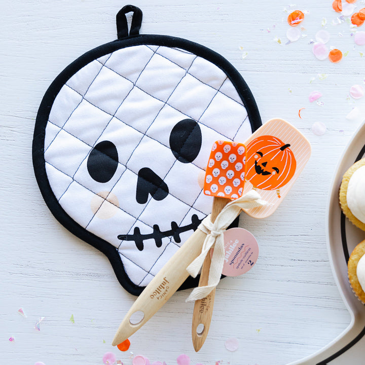 HALLOWEEN JACK-O-LANTERN AND SKULL SPATULAS Danica USA Halloween Party Favors & Boo Baskets Bonjour Fete - Party Supplies