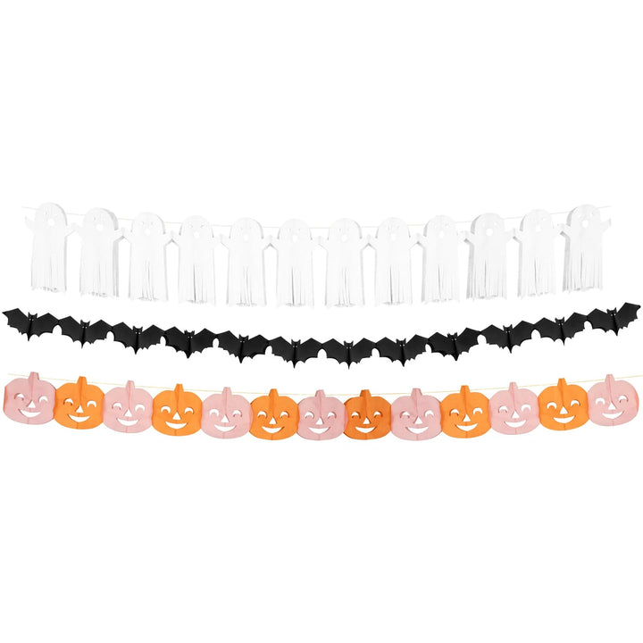 TISSUE PAPER HALLOWEEN GARLAND SET Meri Meri Halloween Party Decorations Bonjour Fete - Party Supplies