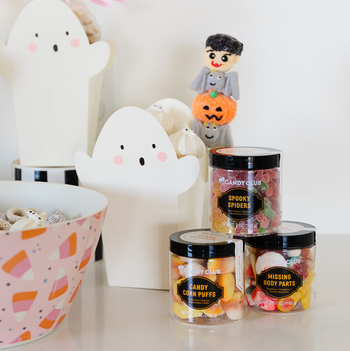 SCARY MARSHMALLOW LOLLIPOP Two's Company Candy Bonjour Fete - Party Supplies