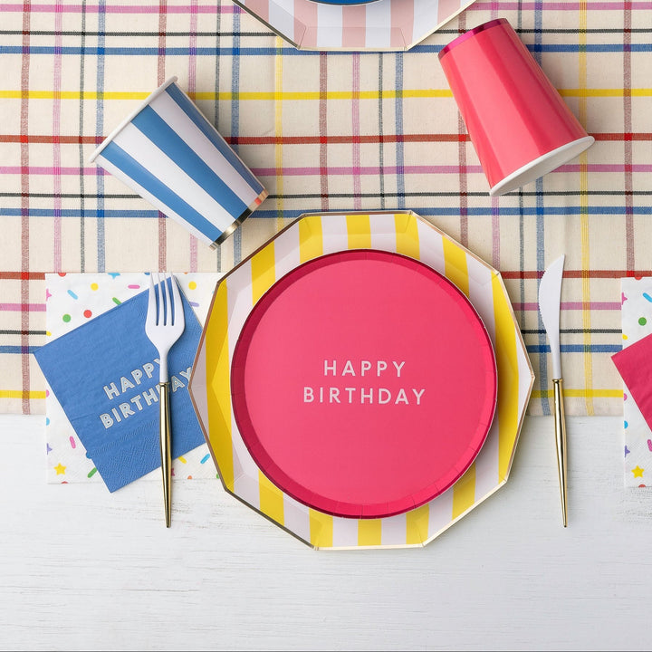 SPRINKLES & SMILES CONFETTI LARGE NAPKINS Bonjour Fete Napkins SPRINKLES & SMILES CONFETTI LARGE NAPKINS Bonjour Fete - Party Supplies