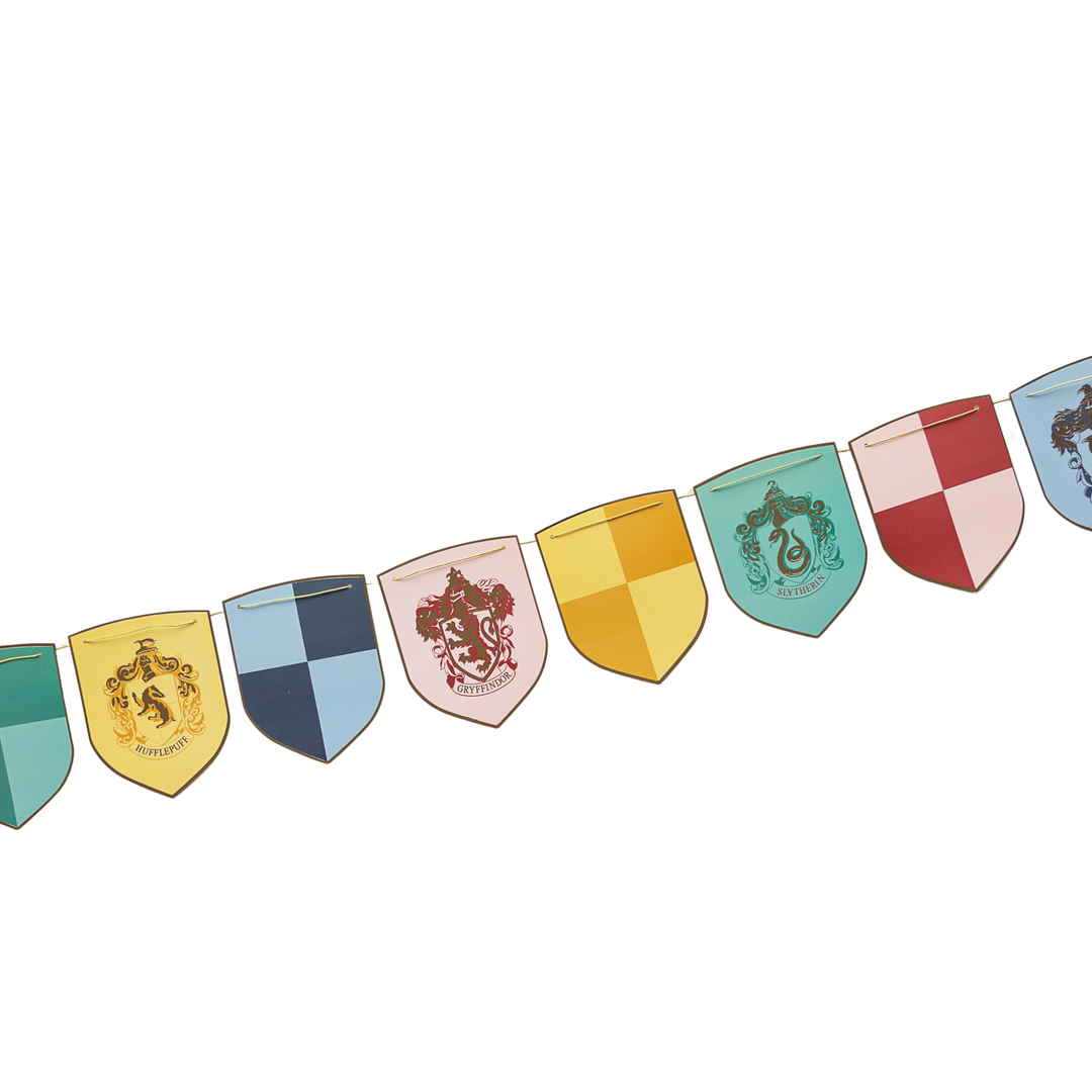 BONJOUR FÊTE X HARRY POTTER HOUSE PRIDE MULTICOLOR DECORATIVE HOGWARTS BANNER Bonjour Fete Bonjour Fete - Party Supplies