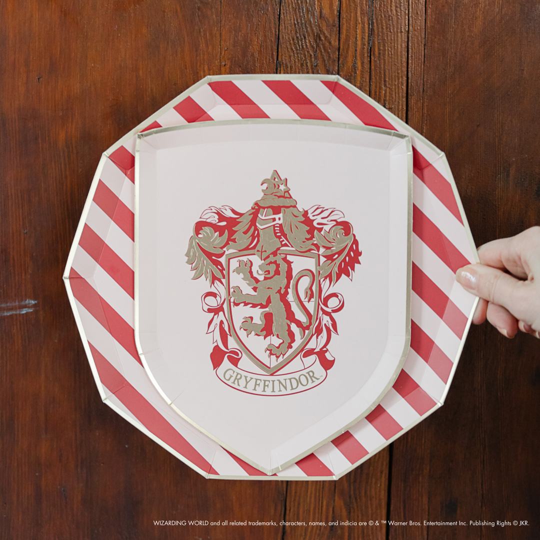 HARRY POTTER X BONJOUR FÊTE HOUSE PRIDE LARGE PLATES Bonjour Fete Plates Bonjour Fete - Party Supplies